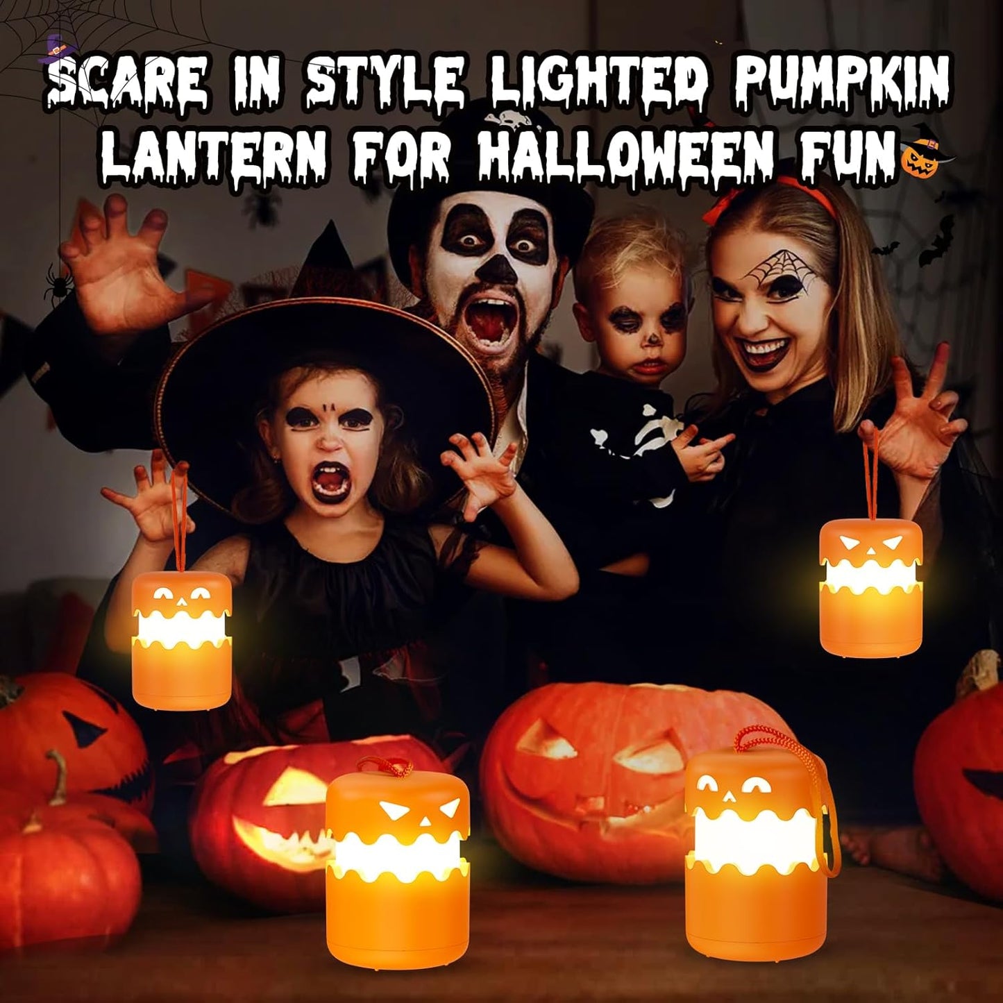 Enchanting Rechargeable Pumpkin Lantern™