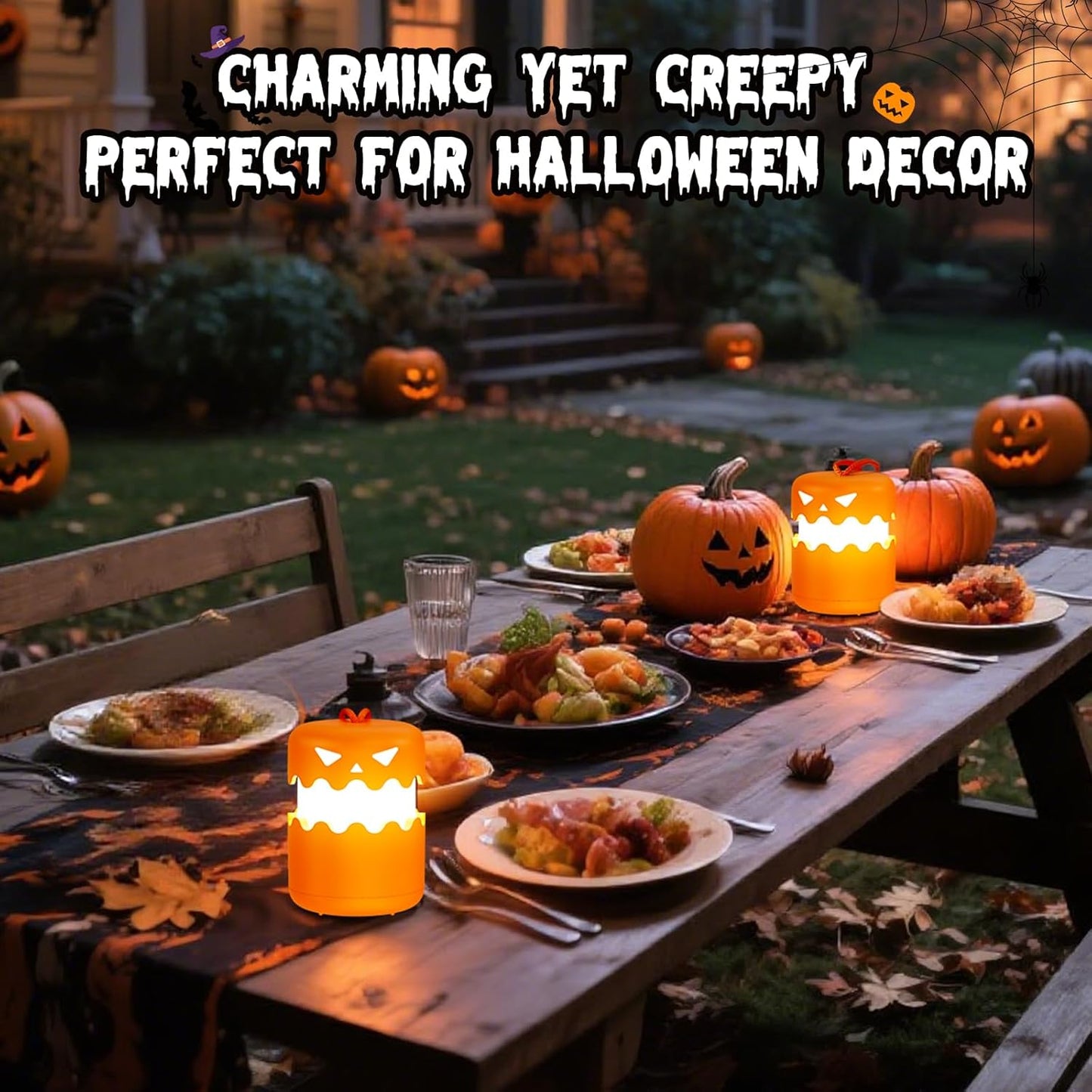 Enchanting Rechargeable Pumpkin Lantern™