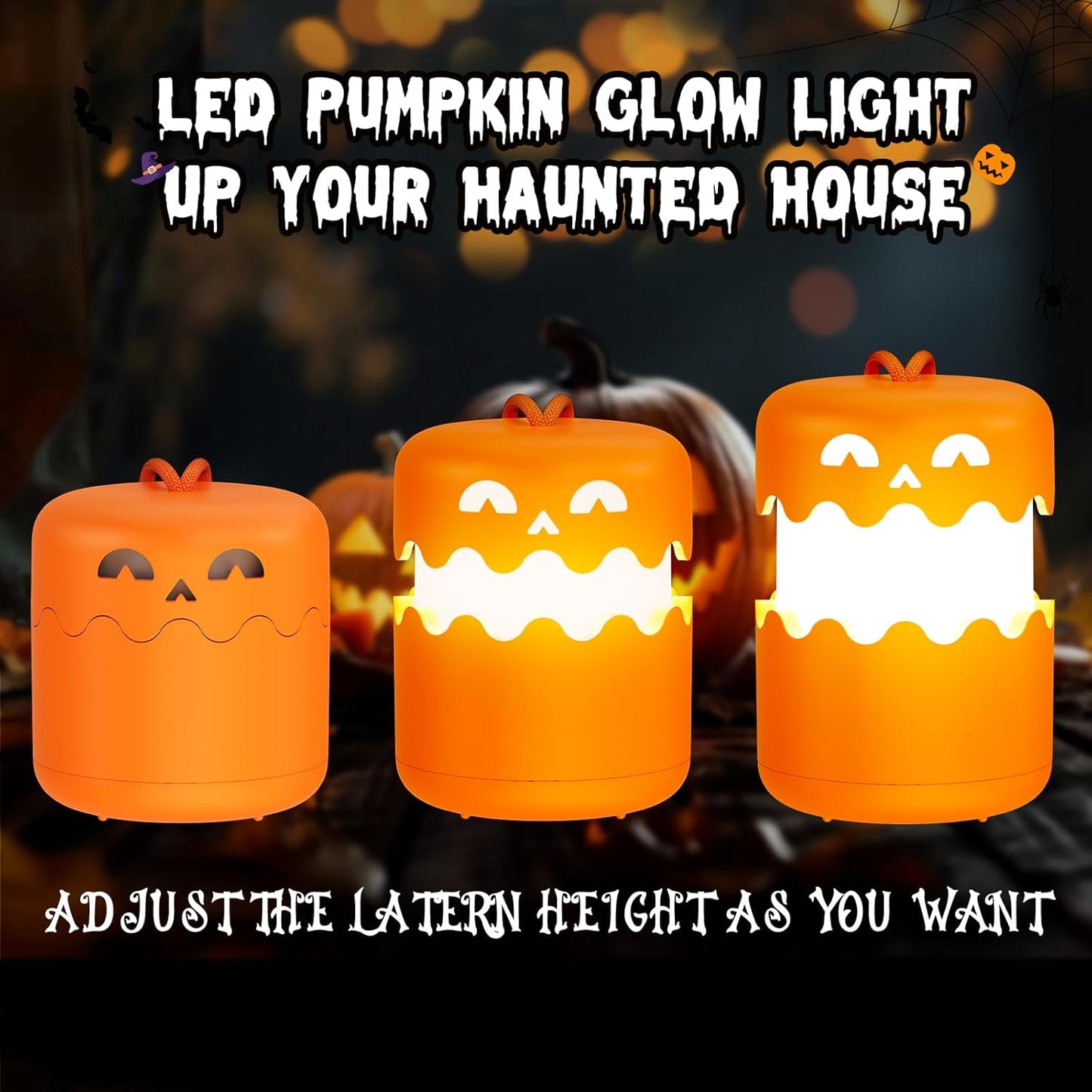 Enchanting Rechargeable Pumpkin Lantern™