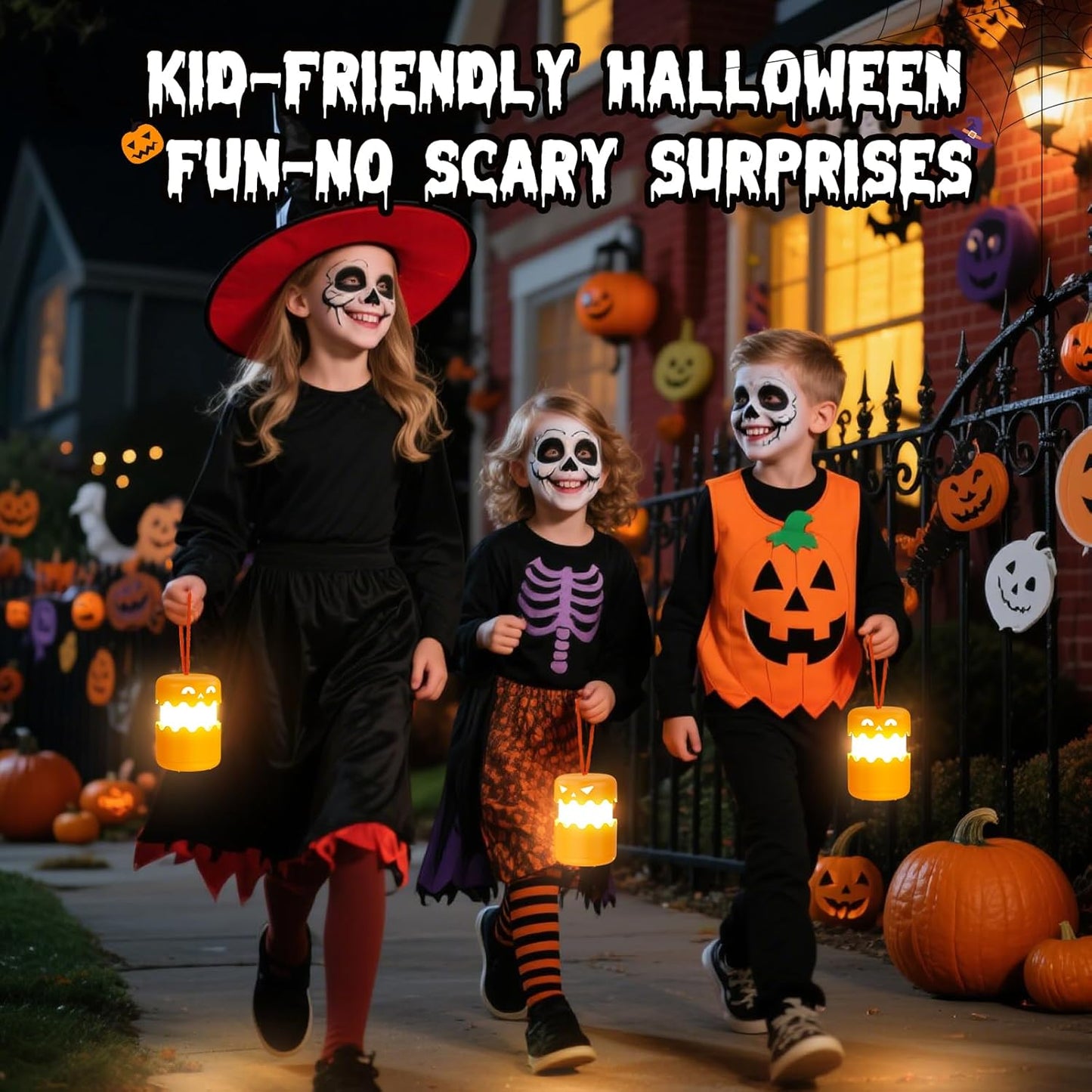 Enchanting Rechargeable Pumpkin Lantern™