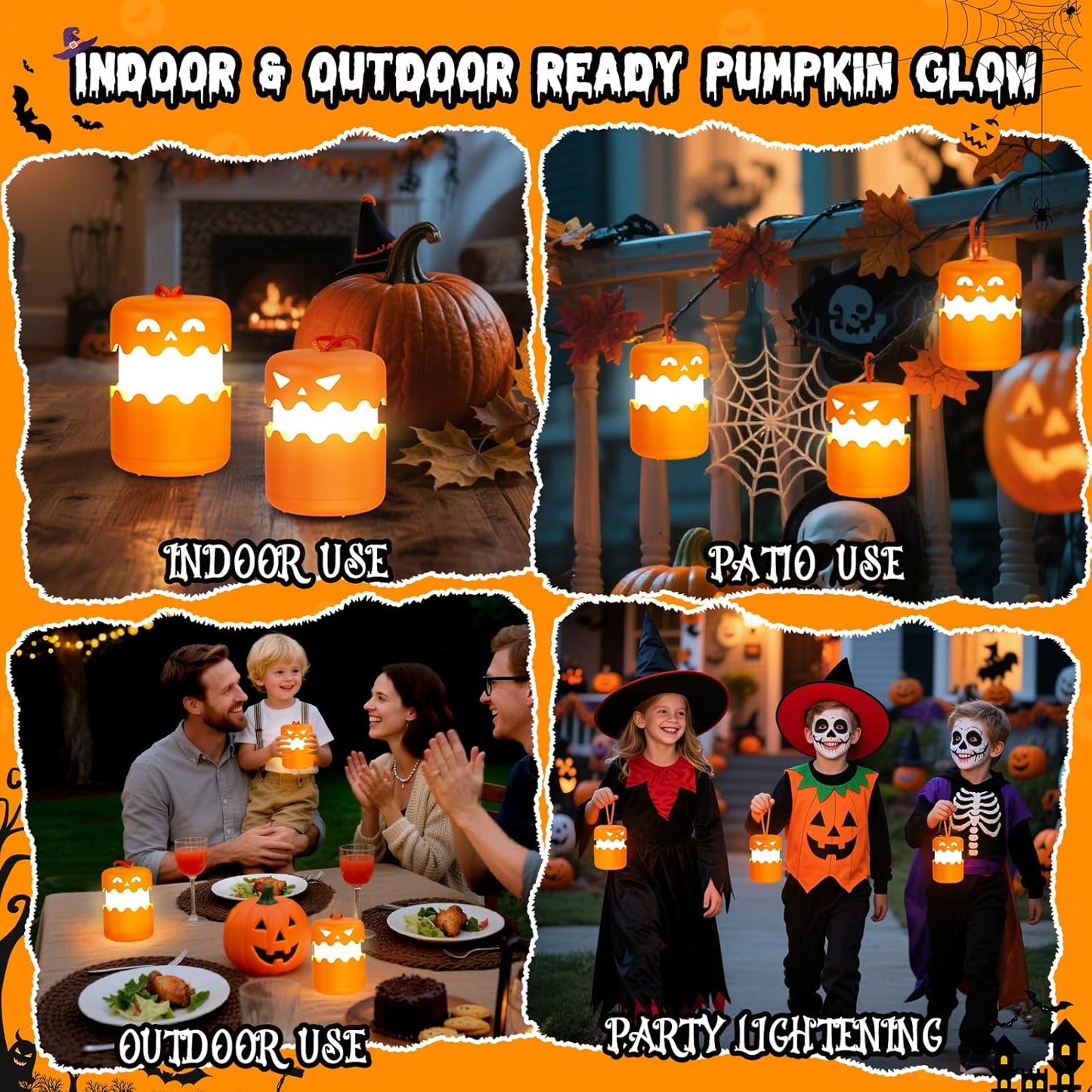Enchanting Rechargeable Pumpkin Lantern™