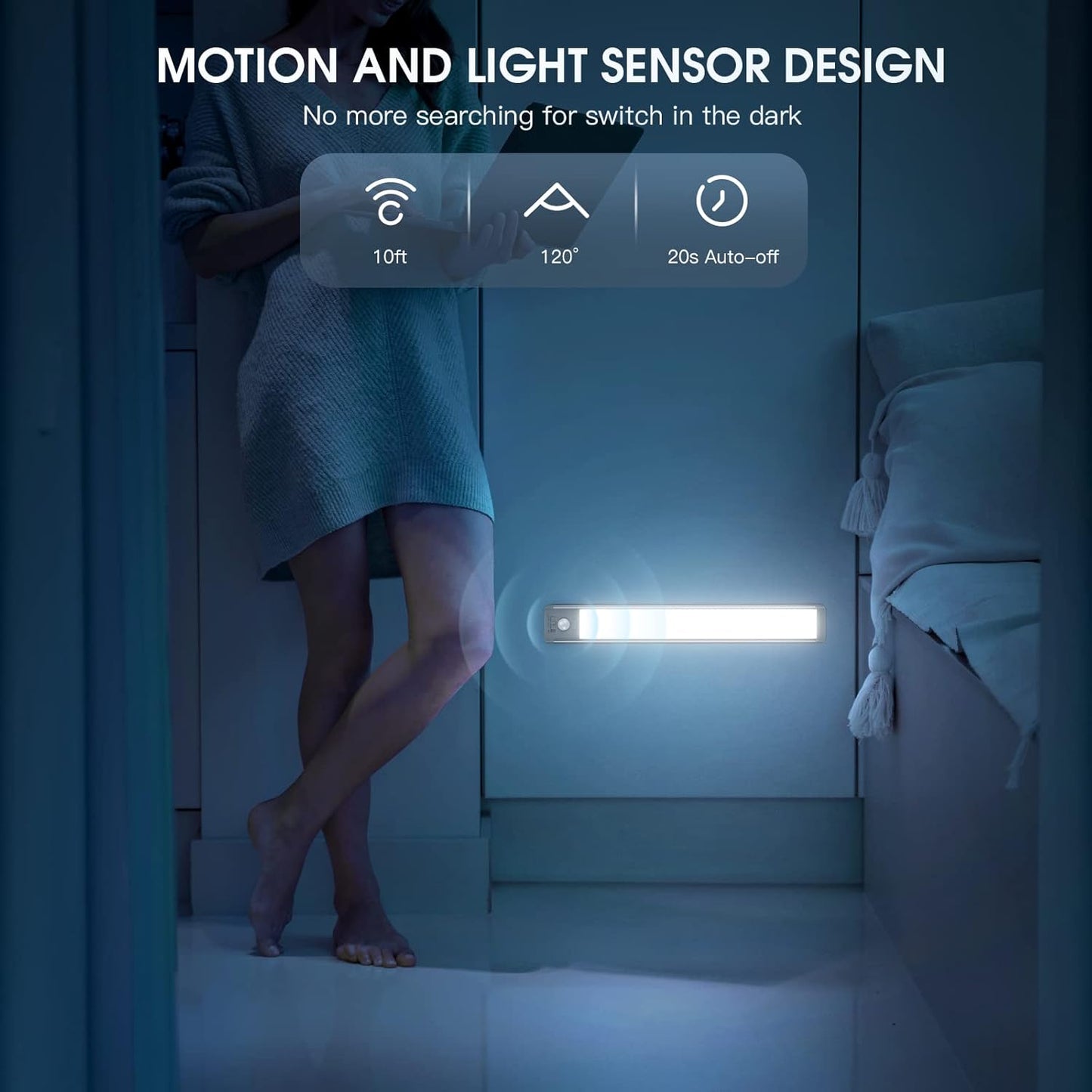 Rechargeable Motion-Sensor Lights