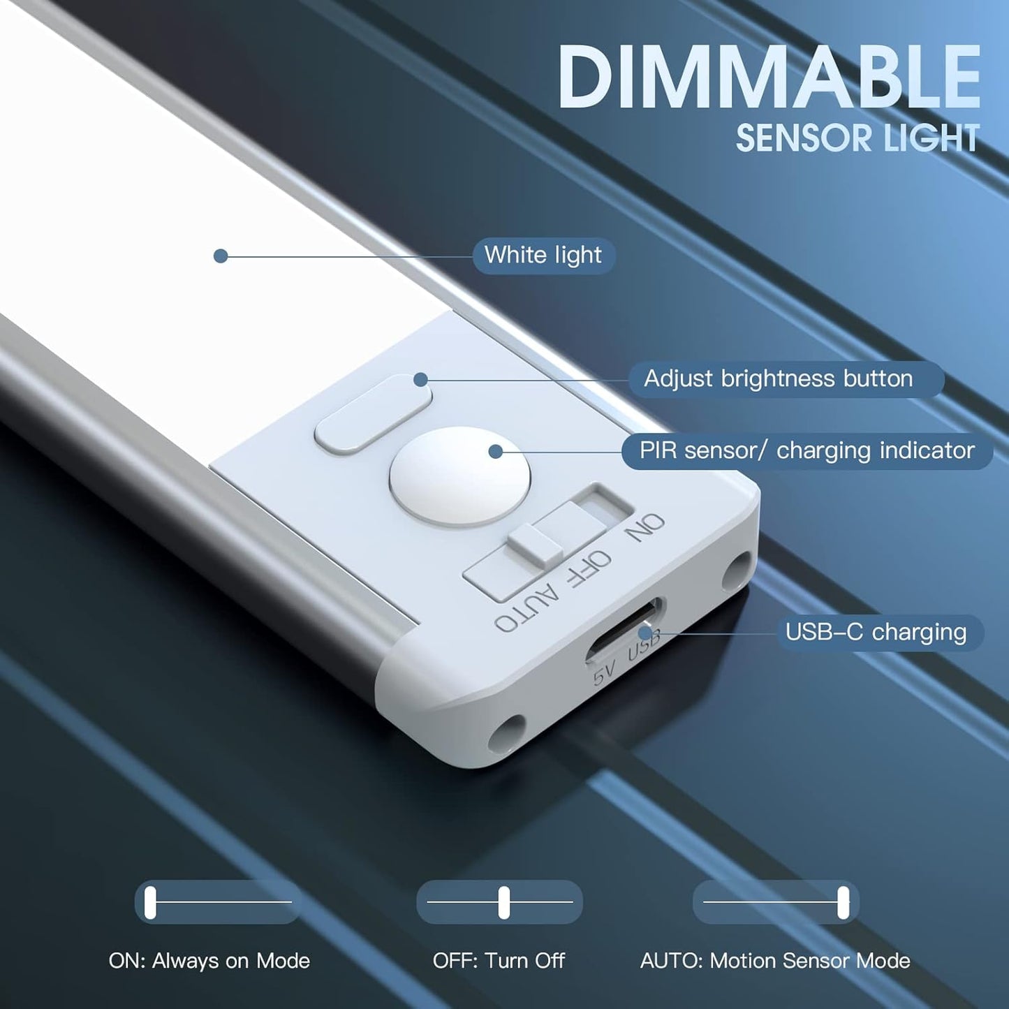 Rechargeable Motion-Sensor Lights